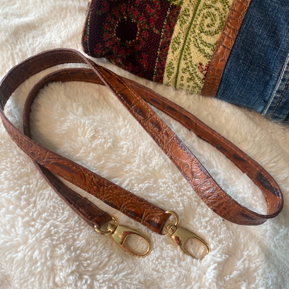 BEAUTIFUL CLEVER CARRIAGE COMPANY PATCHWORK BAG SATCHEL - Picture 2 of 7